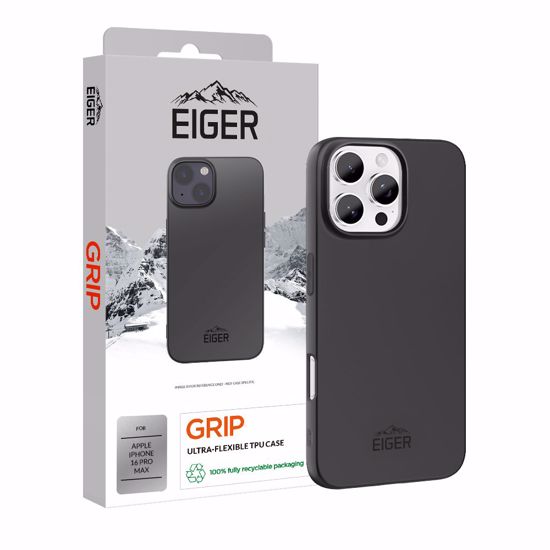Picture of Eiger Eiger Grip Case for Apple iPhone 16 Pro Max in Black